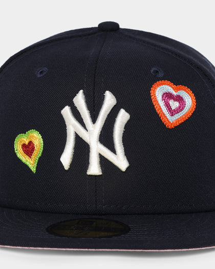 New Era New York Yankees 'Chain Stitch Heart' 59FIFTY Fitted Multi-Coloured