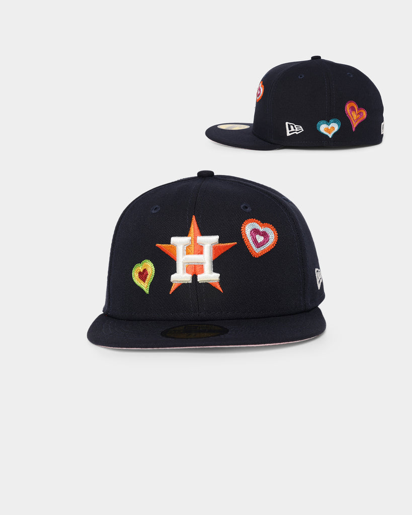 New Era Houston Astros 'Chain Stitch Heart' 59FIFTY Fitted MultiColou