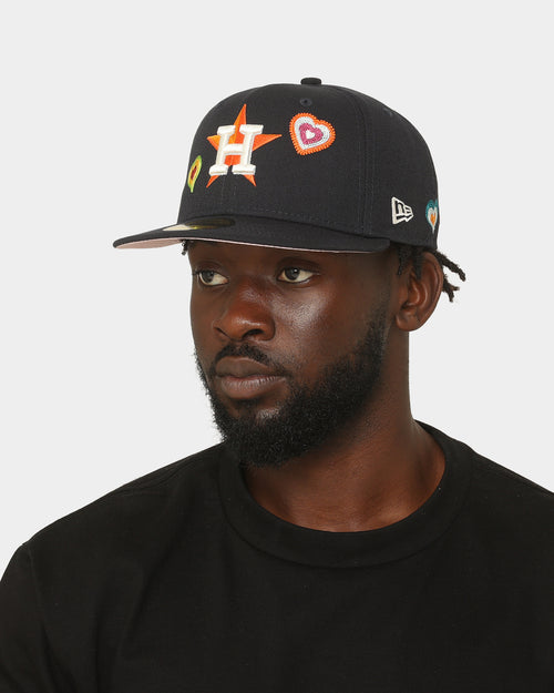 New Era Houston Astros 'Chain Stitch Heart' 59FIFTY Fitted Multi-Coloured