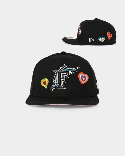 New Era Florida Marlins 'Chain Stitch Heart' 59FIFTY Fitted Multi-Coloured