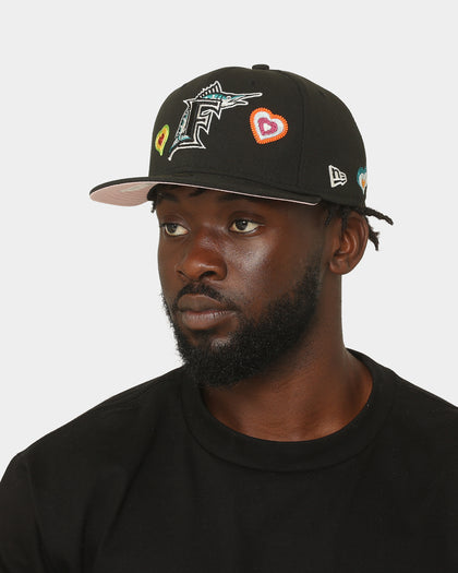 New Era Florida Marlins 'Chain Stitch Heart' 59FIFTY Fitted Multi-Coloured