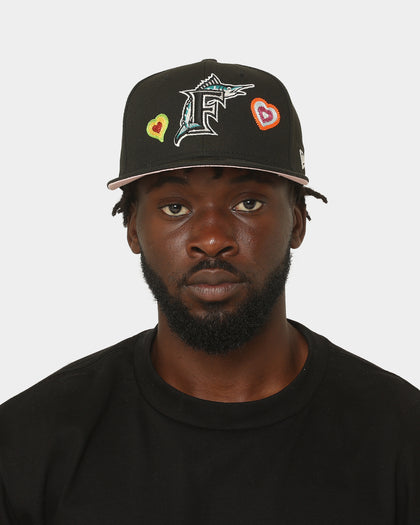 New Era Florida Marlins 'Chain Stitch Heart' 59FIFTY Fitted Multi-Coloured