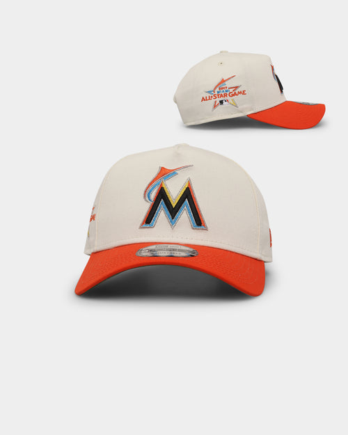 New Era Miami Marlins 'All Star Game' 9FORTY A-Frame Snapback Chrome White/Original Team Colours