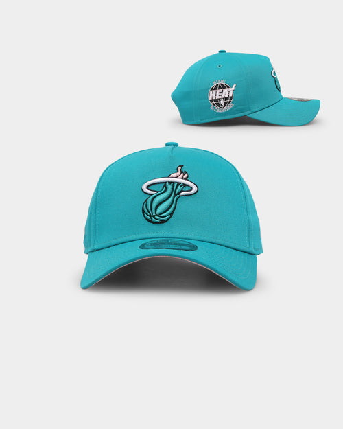 New Era Miami Heat 'Teal Pink' 9FORTY A-Frame Snapback Teal/Pink