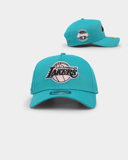 New Era Los Angeles Lakers 'Teal Pink' 9FORTY A-Frame Snapback Teal/Pink