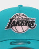New Era Los Angeles Lakers 'Teal Pink' 9FORTY A-Frame Snapback Teal/Pink