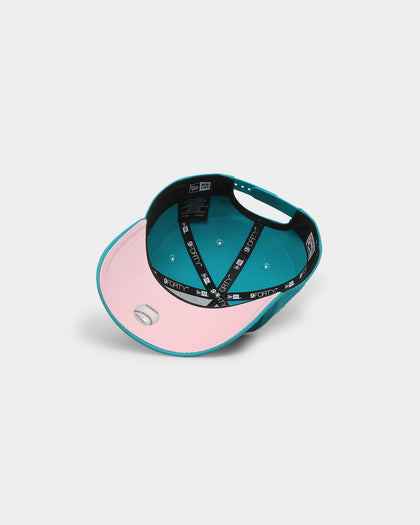 New Era Atlanta Braves 'Teal Pink' 9FORTY A-Frame Snapback Teal/Pink