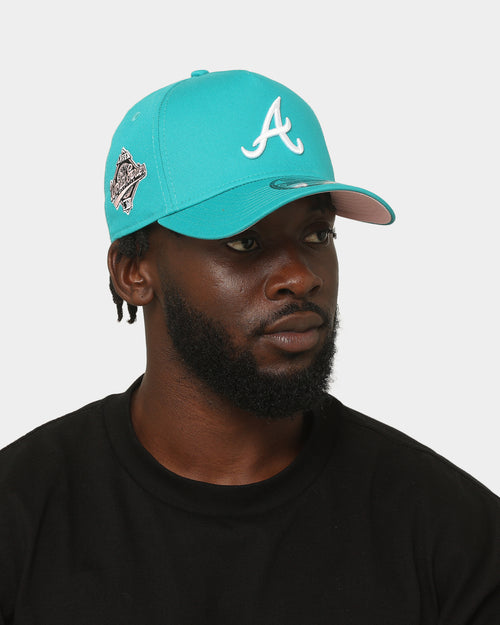 New Era Atlanta Braves 'Teal Pink' 9FORTY A-Frame Snapback Teal/Pink