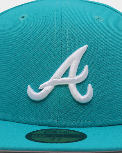 New Era Atlanta Braves 'Teal Pink' 59FIFTY Fitted Teal/Pink