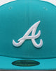 New Era Atlanta Braves 'Teal Pink' 59FIFTY Fitted Teal/Pink