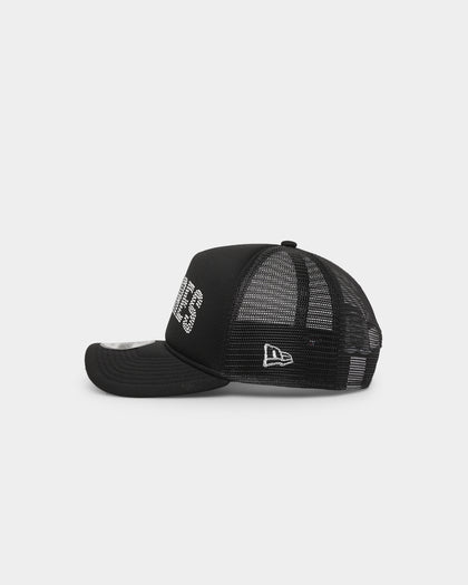 New Era San Diego Padres Rhinestone Trucker 9FORTY A-Frame Snapback Black
