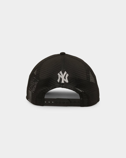 New Era New York Yankees 'Rhinestone' Trucker 9FORTY A-Frame Snapback Black