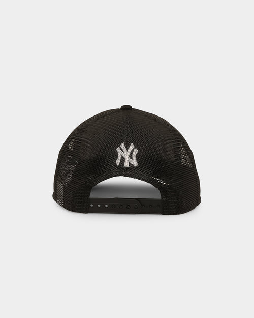 New Era New York Yankees 'Rhinestone' Trucker 9FORTY A-Frame Snapback Black