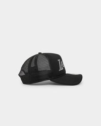 New Era Los Angeles Lakers Rhinestone Trucker 9FORTY A-Frame Snapback Black