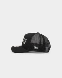 New Era Los Angeles Lakers Rhinestone Trucker 9FORTY A-Frame Snapback Black