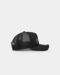 New Era Los Angeles Dodgers Rhinestone Trucker 9FORTY A-Frame Snapback Black