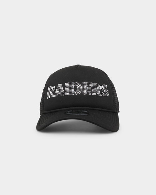 New Era Las Vegas Raiders Rhinestone Trucker 9FORTY A-Frame Snapback Black