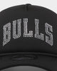 New Era Chicago Bulls Rhinestone Trucker 9FORTY A-Frame Snapback Black