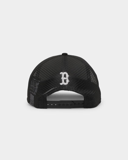 New Era Boston Red Sox Rhinestone Trucker 9FORTY A-Frame Snapback Black
