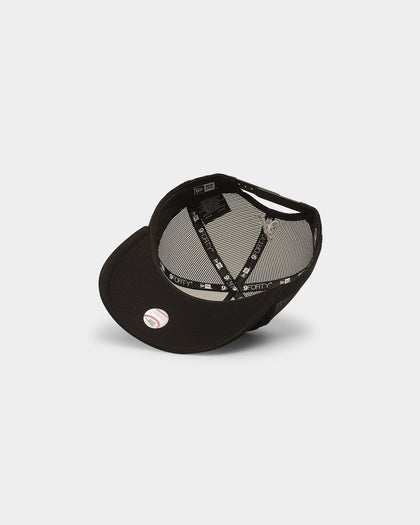 New Era Atlanta Braves 'Rhinestone' Trucker 9FORTY A-Frame Snapback Black