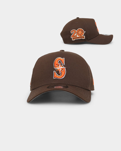 New Era Seattle Mariners 'Walnut Orange' 9FORTY A-Frame Snapback Brown/Orange