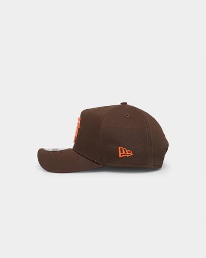 New Era San Francisco Giants 'Walnut Orange' 9FORTY A-Frame Snapback Brown/Orange