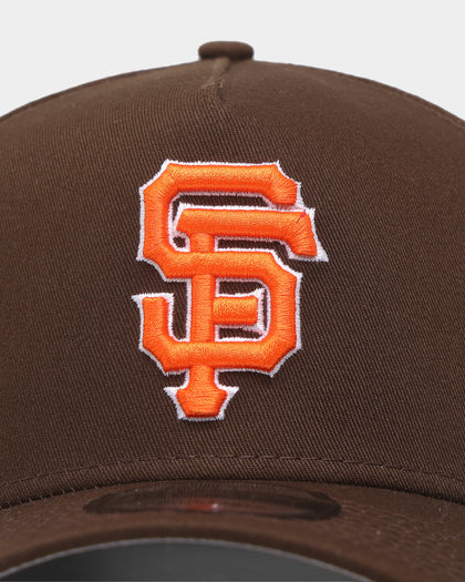 New Era San Francisco Giants 'Walnut Orange' 9FORTY A-Frame Snapback Brown/Orange