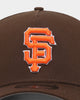 New Era San Francisco Giants 'Walnut Orange' 9FORTY A-Frame Snapback Brown/Orange