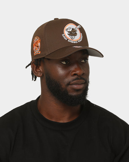 New Era San Diego Padres 'Walnut Orange' 9FORTY A-Frame Snapback Brown/Orange