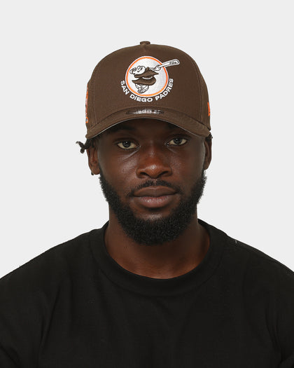 New Era San Diego Padres 'Walnut Orange' 9FORTY A-Frame Snapback Brown/Orange