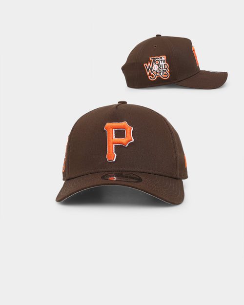 New Era Pittsburgh Pirates 'Walnut Orange' 9FORTY A-Frame Snapback Brown/Orange