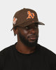 New Era Oakland Athletics 'Walnut Orange' 9FORTY A-Frame Snapback Brown/Orange