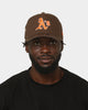 New Era Oakland Athletics 'Walnut Orange' 9FORTY A-Frame Snapback Brown/Orange