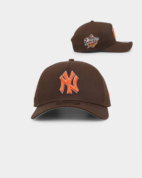 New Era New York Yankees 'Walnut Orange' 9FORTY A-Frame Snapback Brown/Orange