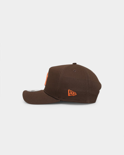 New Era New York Yankees 'Walnut Orange' 9FORTY A-Frame Snapback Brown/Orange
