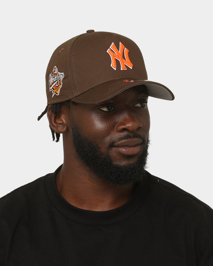 New Era New York Yankees 'Walnut Orange' 9FORTY A-Frame Snapback Brown/Orange