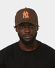 New Era New York Yankees 'Walnut Orange' 9FORTY A-Frame Snapback Brown/Orange