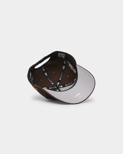 New Era New York Mets 'Walnut Orange' 9FORTY A-Frame Snapback Brown/Orange