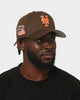 New Era New York Mets 'Walnut Orange' 9FORTY A-Frame Snapback Brown/Orange