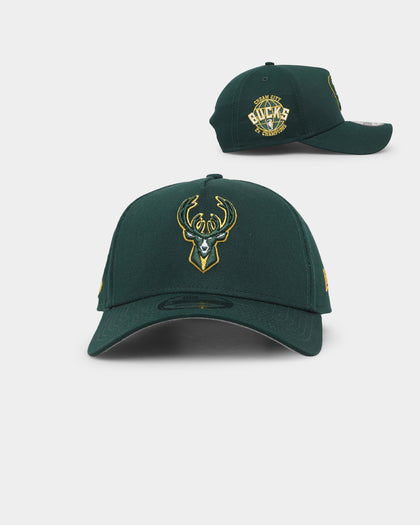 New Era Milwaukee Bucks 'Green And Gold' 9FORTY A-Frame Snapback Green/Gold