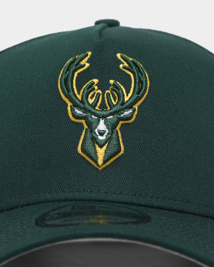 New Era Milwaukee Bucks 'Green And Gold' 9FORTY A-Frame Snapback Green/Gold