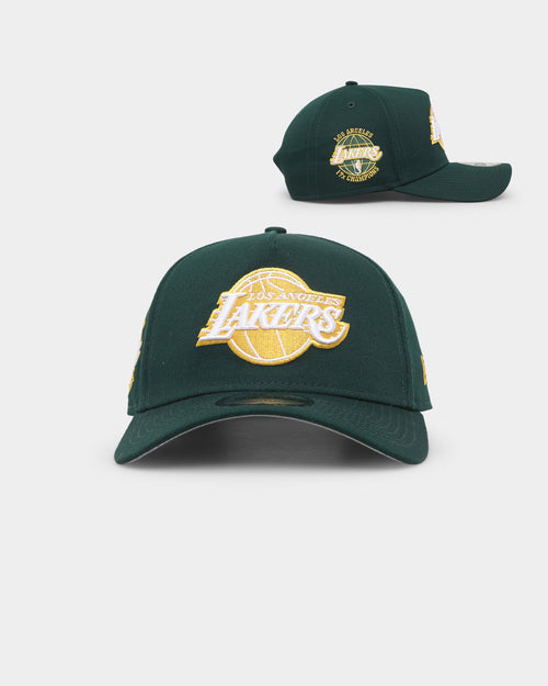 New Era Los Angeles Lakers 'Green And Gold' 9FORTY A-Frame Snapback Green/Gold
