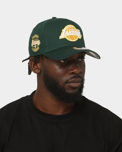 New Era Los Angeles Lakers 'Green And Gold' 9FORTY A-Frame Snapback Green/Gold