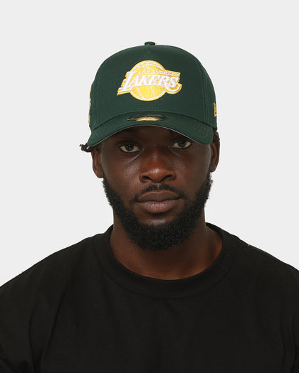 New Era Los Angeles Lakers 'Green And Gold' 9FORTY A-Frame Snapback Green/Gold