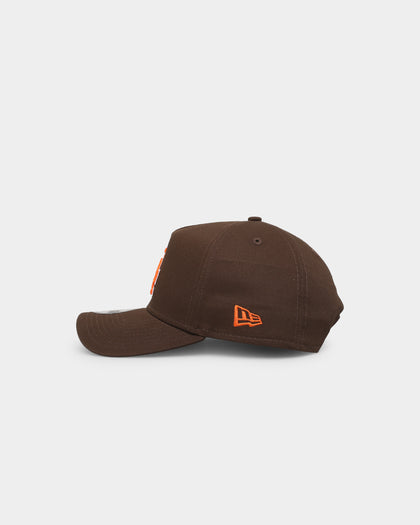 New Era Los Angeles Dodgers 'Walnut Orange' 9FORTY A-Frame Snapback Brown/Orange