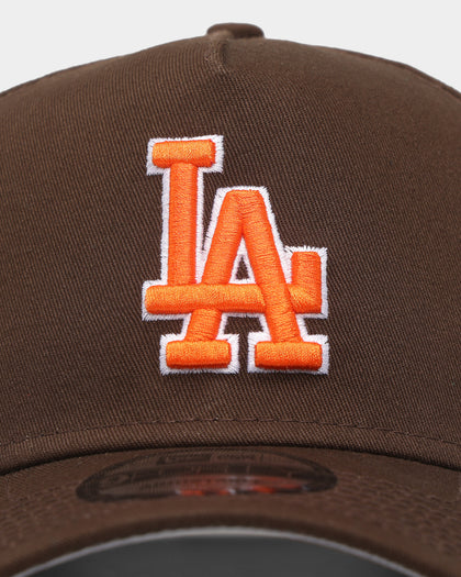 New Era Los Angeles Dodgers 'Walnut Orange' 9FORTY A-Frame Snapback Brown/Orange