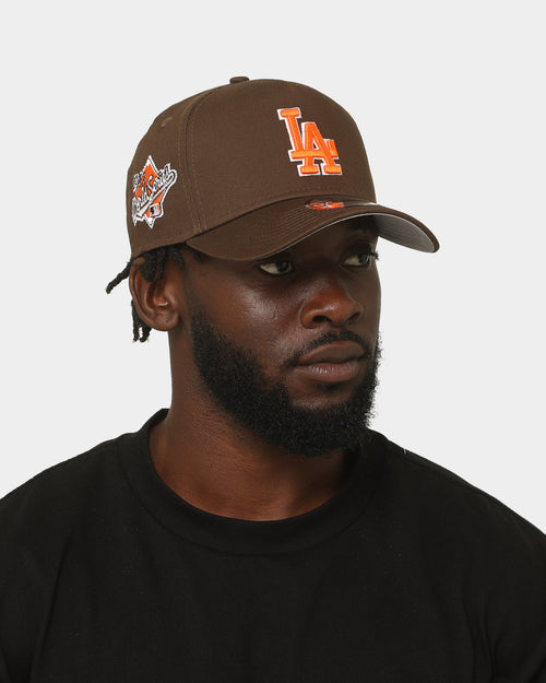 New Era Los Angeles Dodgers 'Walnut Orange' 9FORTY A-Frame Snapback Brown/Orange