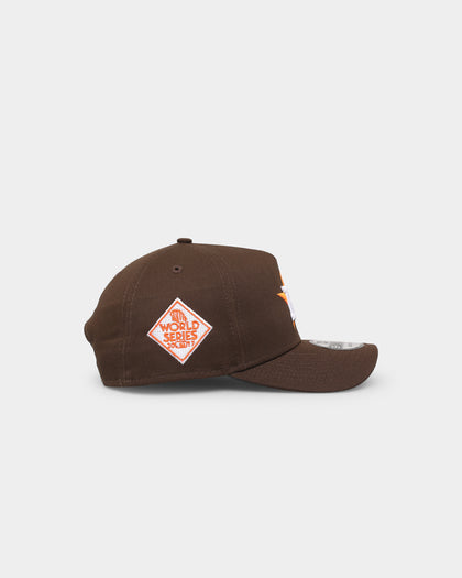 New Era Houston Astros 'Walnut Orange' 9FORTY A-Frame Snapback Brown/Orange