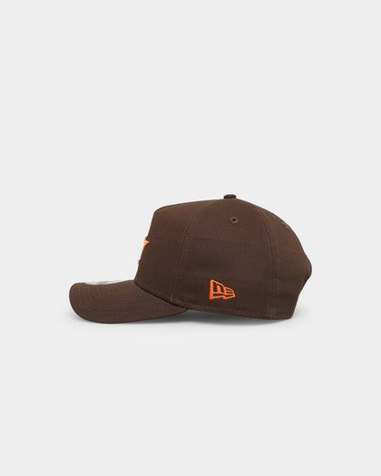 New Era Houston Astros 'Walnut Orange' 9FORTY A-Frame Snapback Brown/Orange