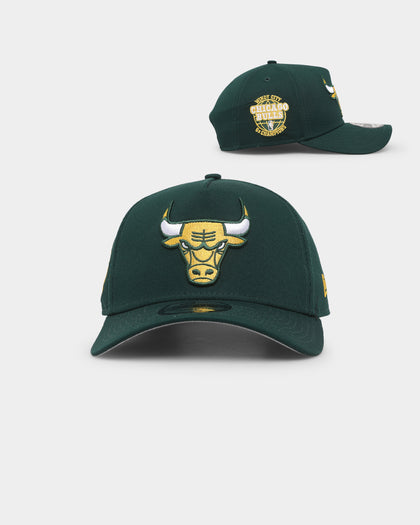 New Era Chicago Bulls 'Green And Gold' 9FORTY A-Frame Snapback Green/Gold